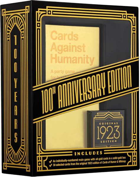 Cards Against Humanity: 100th Anniversary Edition • Gold Main .